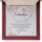 To My Mum Personalized Name Necklace, To My Mom Necklace, Mom Gift, Mom Necklace, Mom Birthday Gift, To Mum Gift, For Her, To My Mom