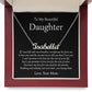 Personalized Name Necklace - To My Daughter From Mom