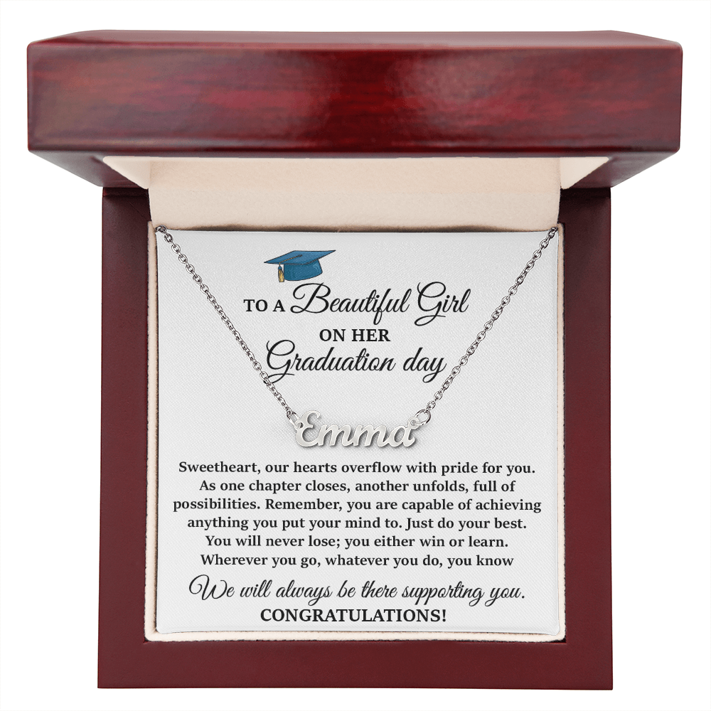 gradute on her gradute