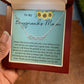 To My Boyfriend's Mom Necklace, Mother's Day Gifts for Boyfriend's Mom from Girlfriend, Personalized Gifts for Mother-in-Law, Mother's Day Necklace, Best Birthday Present for Boyfriend's Mom, Christmas Gifts for Boyfriend's Mom