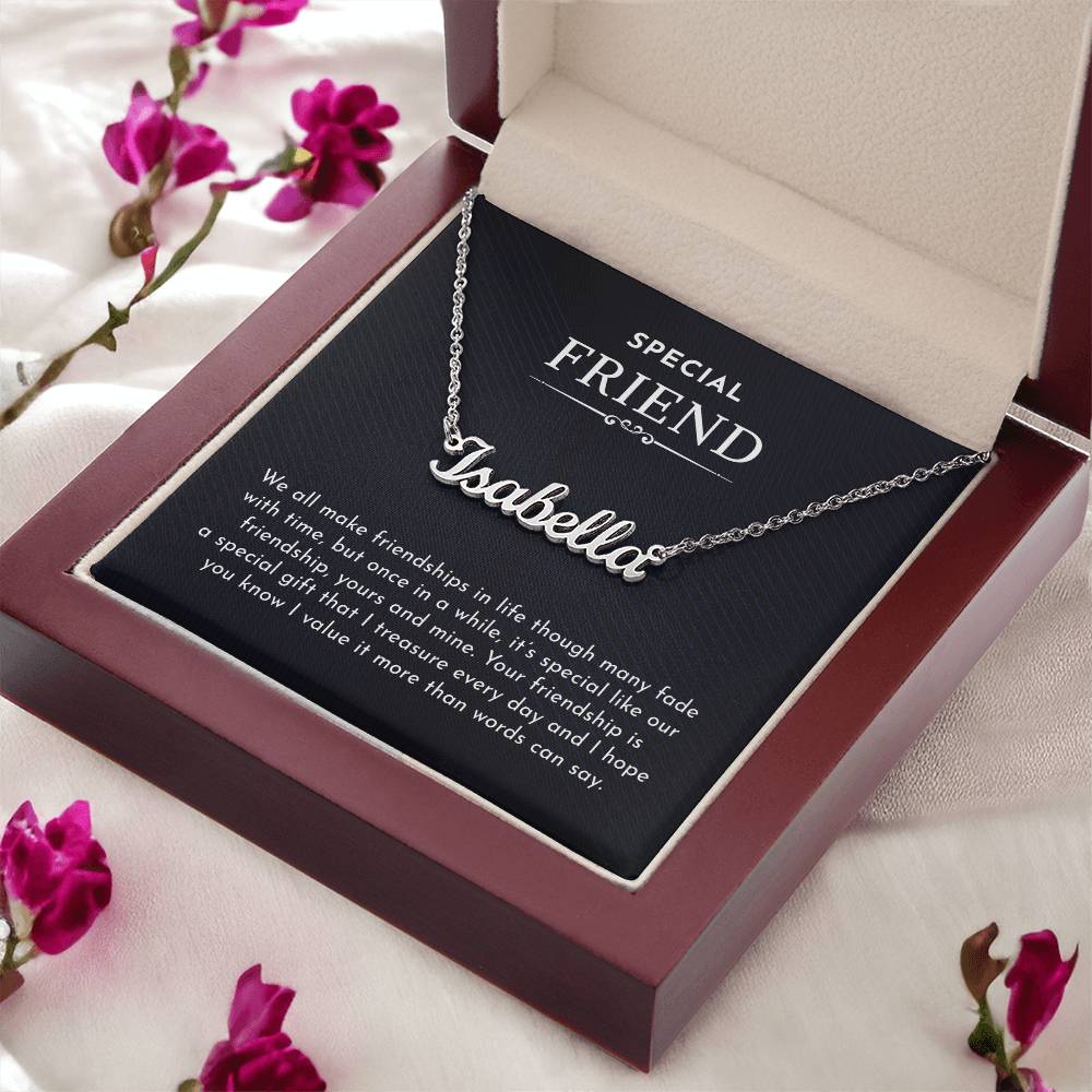 friend necklace