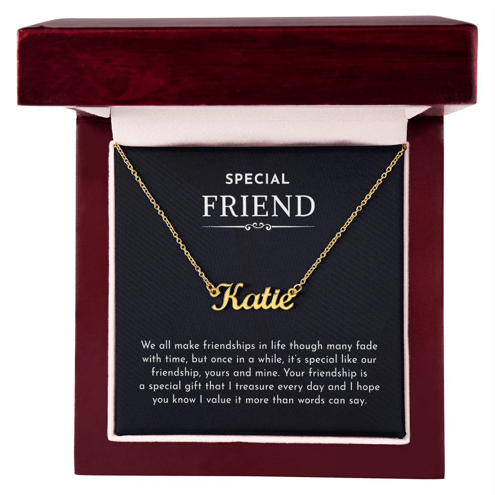 friend necklace
