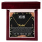 To My Mom Necklace Gift, Mom Birthday Gift from Son, Mom Mothers Day Gift from Daughter, To My Mom Love Name Necklace for Mom, Mom Gift