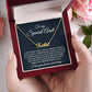 To My Aunt Personalized Necklace Gifts, Best Aunt Ever Necklace Jewelry Sentimental Gifts for Aunt Auntie