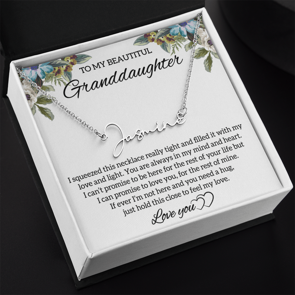 SO-7707158- Granddaughter signature name