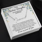 Father to Daughter Necklace Gift: Birthday Present with Gift Box and Message Card