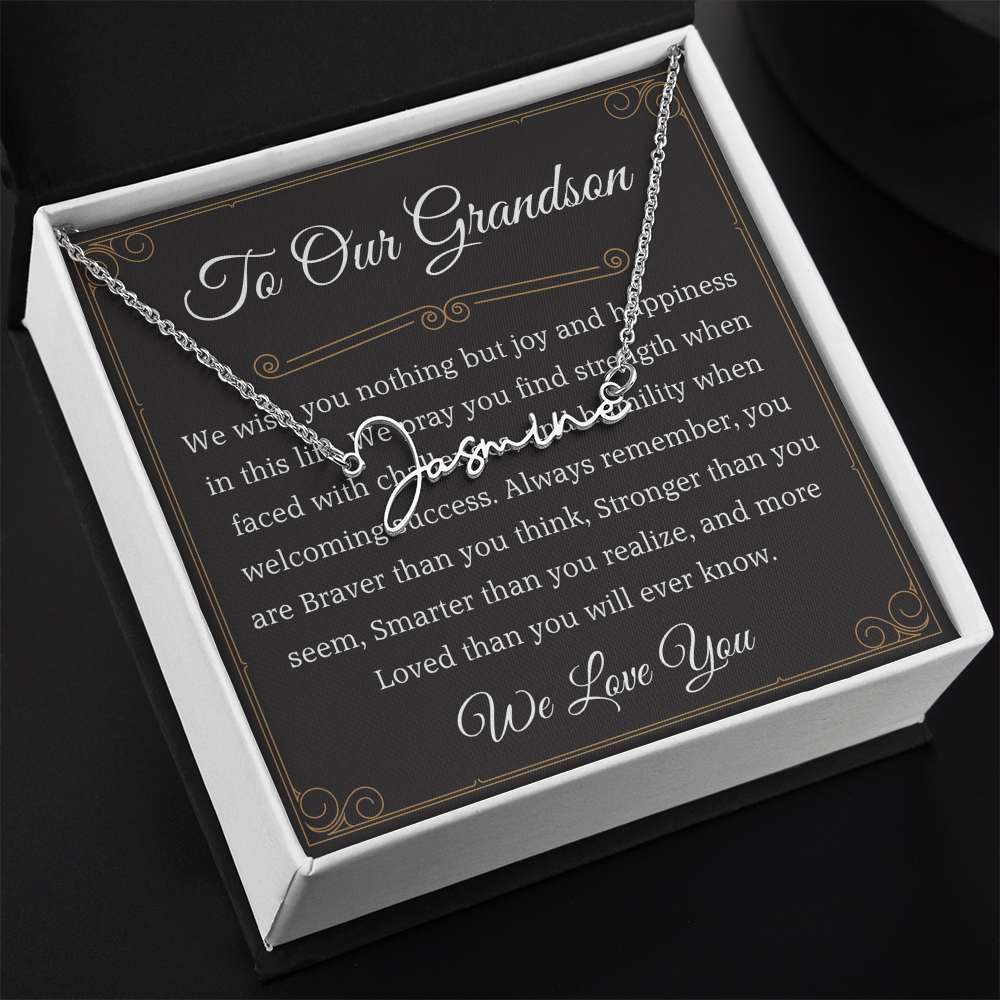 to our granddaughter