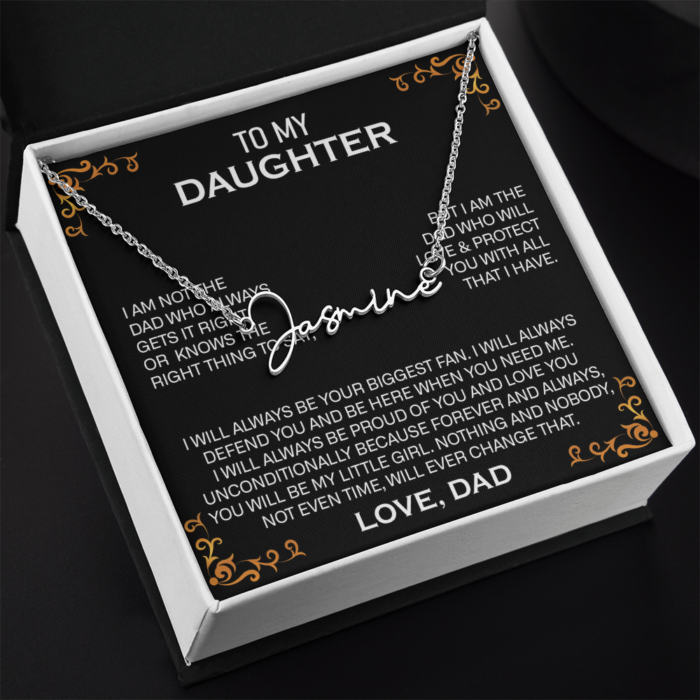 to my daughter