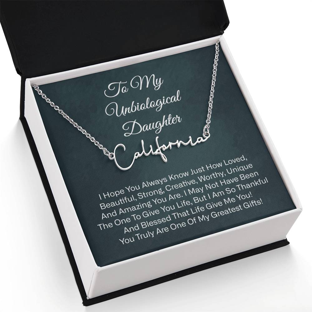 0408 unbiological daughter name