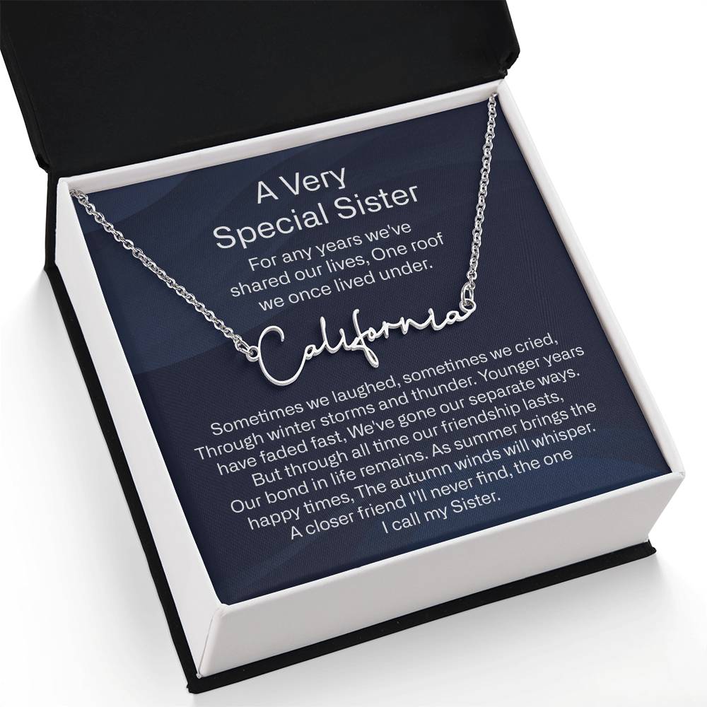 a very special sister