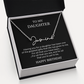 daughter signature name necklace