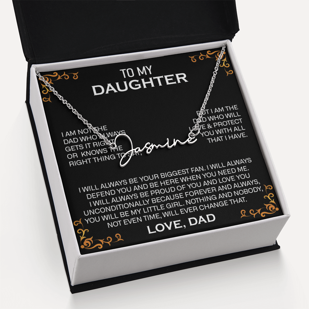 to my daughter
