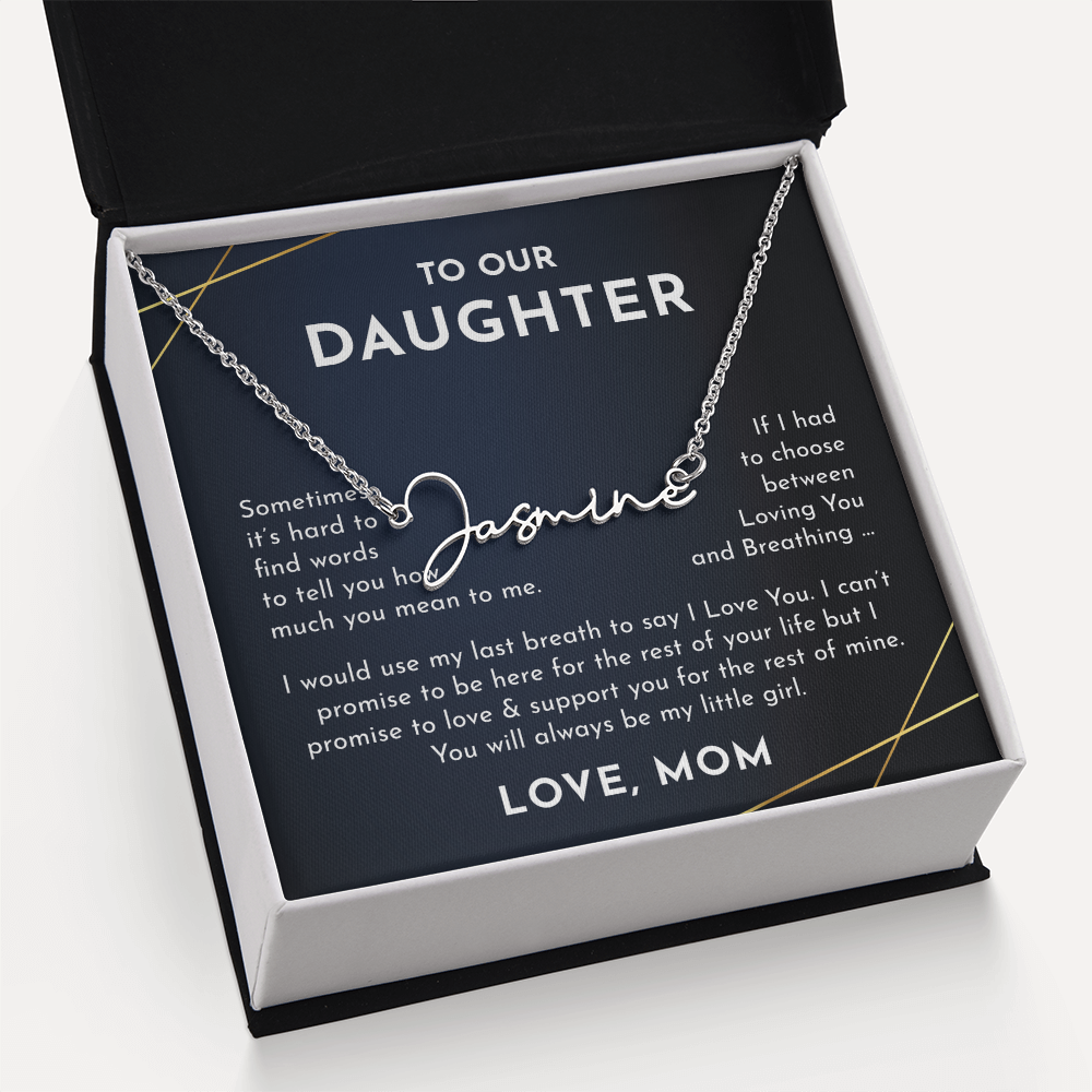 To Our daughter