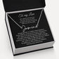 to my love name necklace