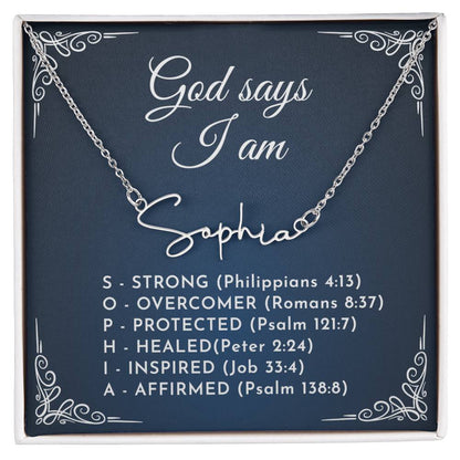 0810 god say name necklace