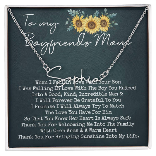 to my boyfriend's mom