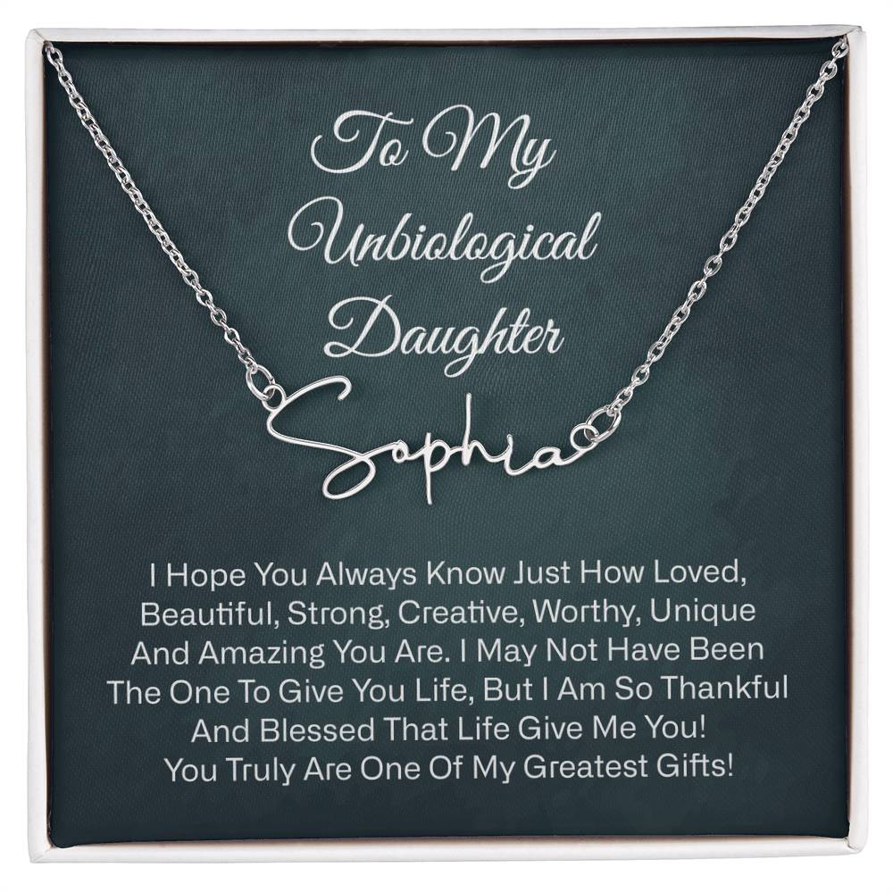 0408 unbiological daughter name