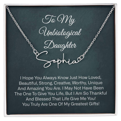 0408 unbiological daughter name