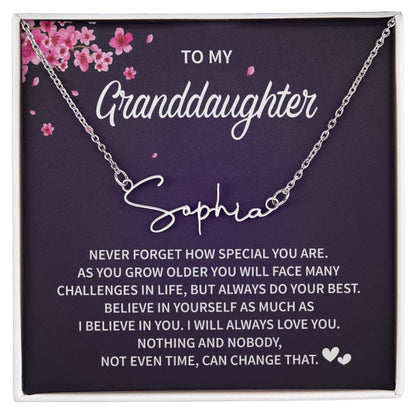 granddaughter jewelry gift
