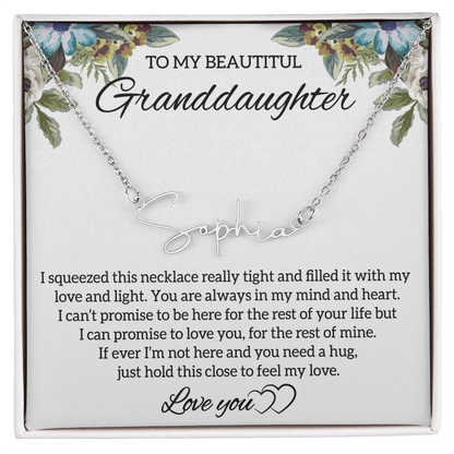 SO-7707158- Granddaughter signature name