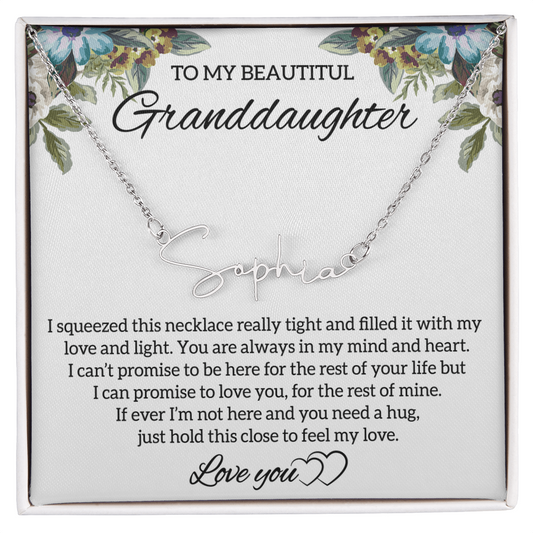 SO-7707158- Granddaughter signature name
