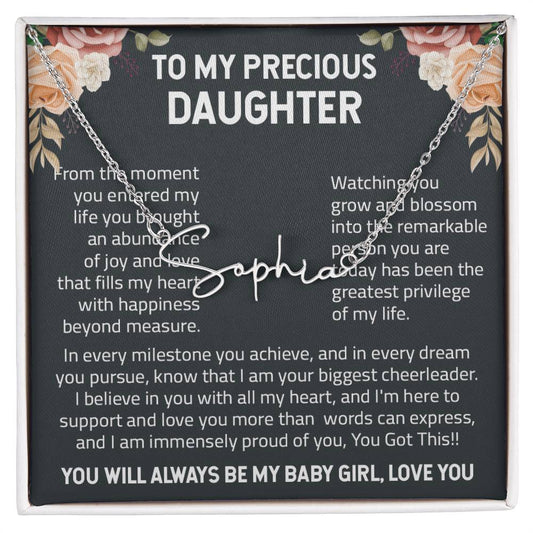 To my daughter