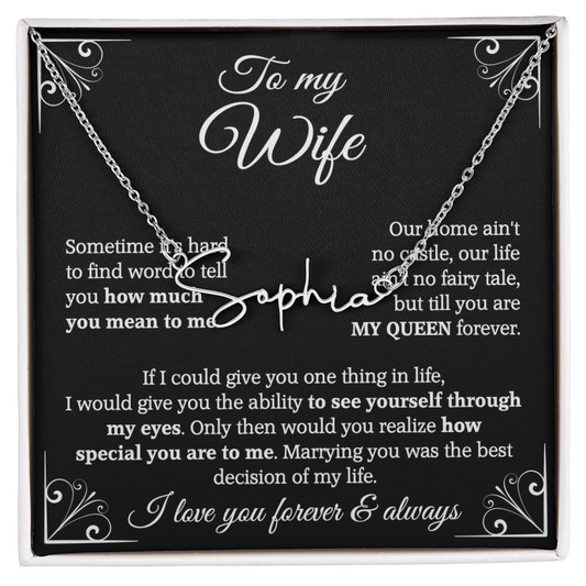 to my wife name best