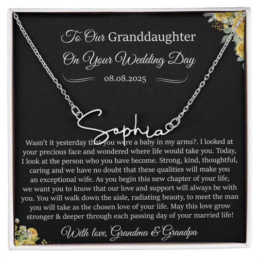 To My granđaguhtẻ on your wedding day