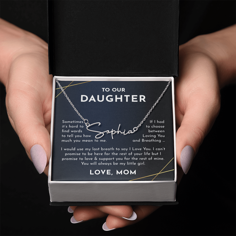 To Our daughter