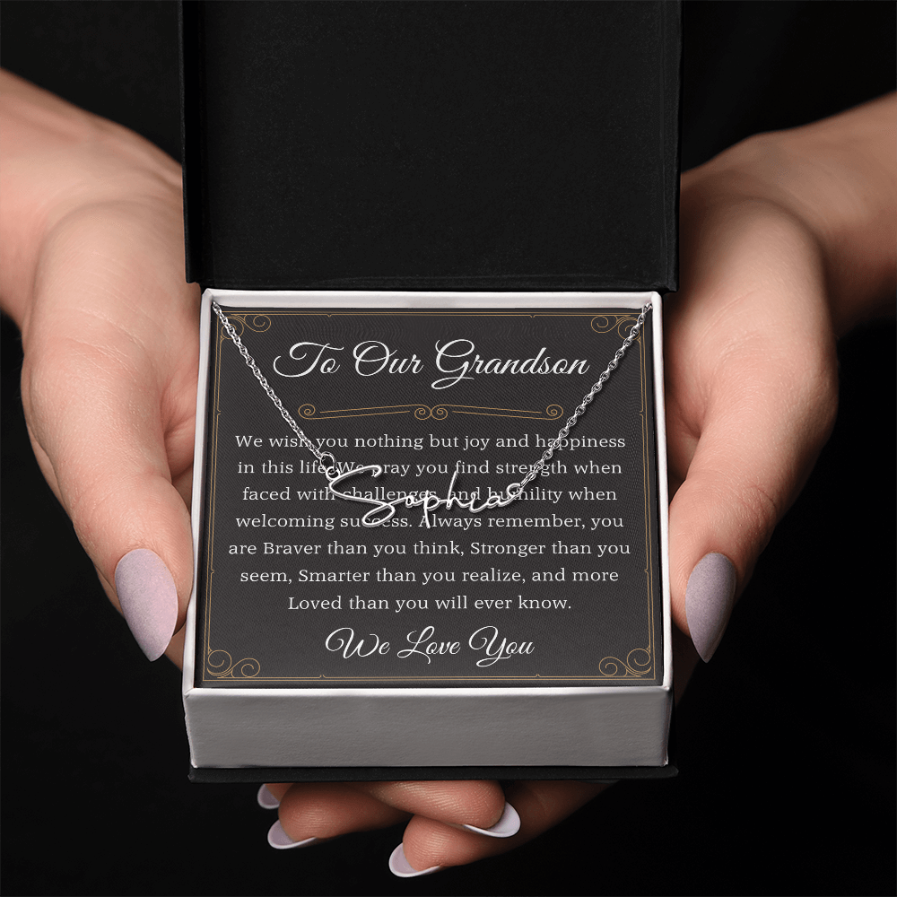 to our granddaughter