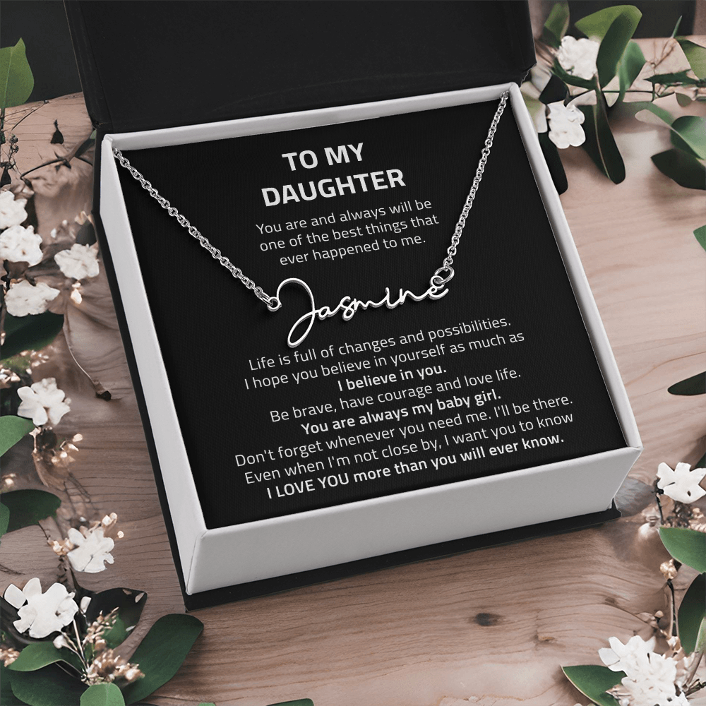 name necklace singnature