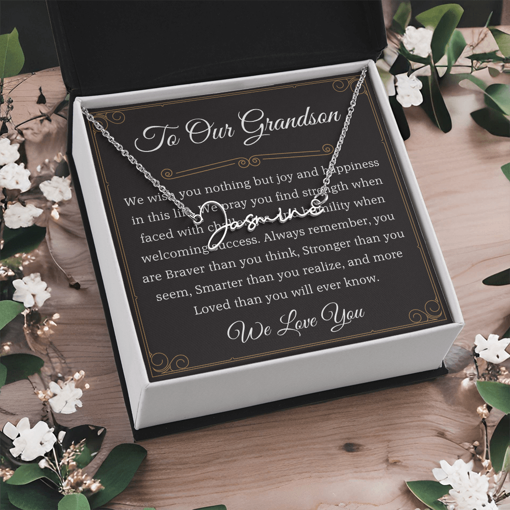 to our granddaughter