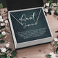 Jewelry Gifts for Aunt from Niece Nephew, Signature Style Name Necklace on Sentimental Quote Card