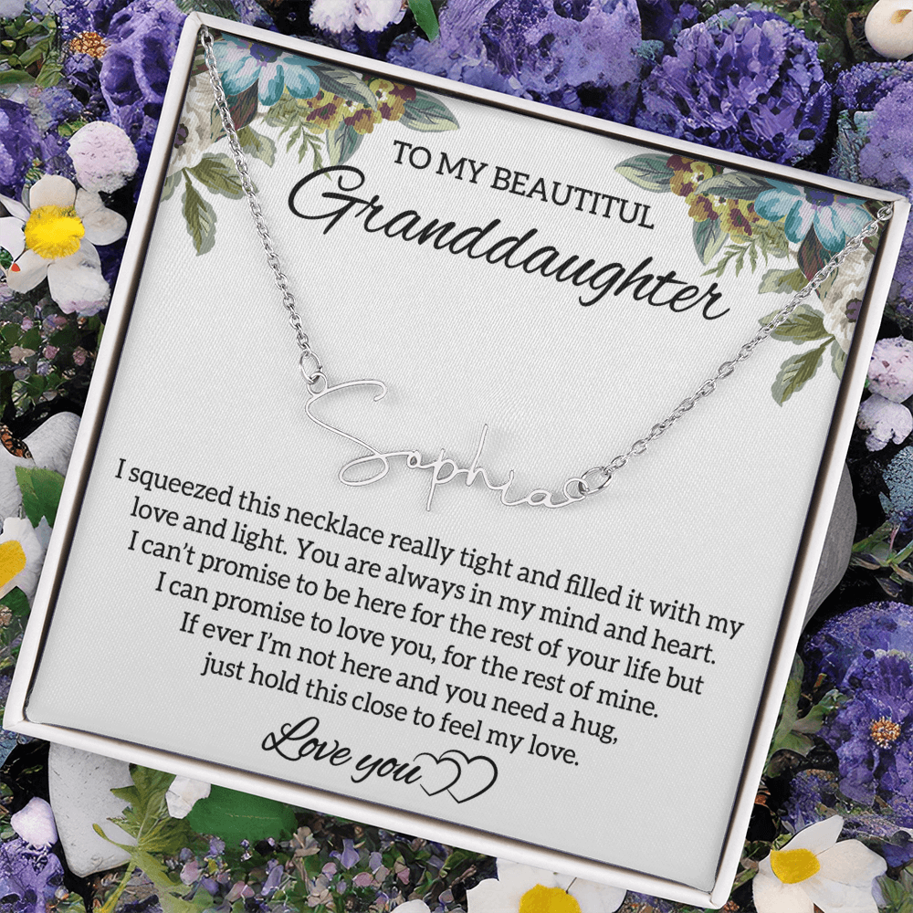 SO-7707158- Granddaughter signature name