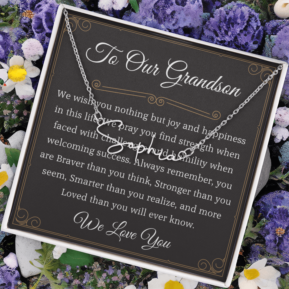 to our granddaughter