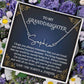 Granddaughter Necklace Gift From Grandma Grandmother Grandpa Grandfather To My Granddaughter Graduation Birthday Signature Style Name Necklace
