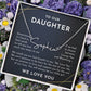to our daughter