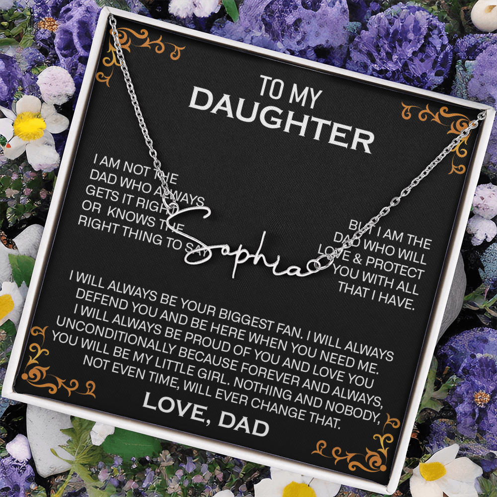 to my daughter