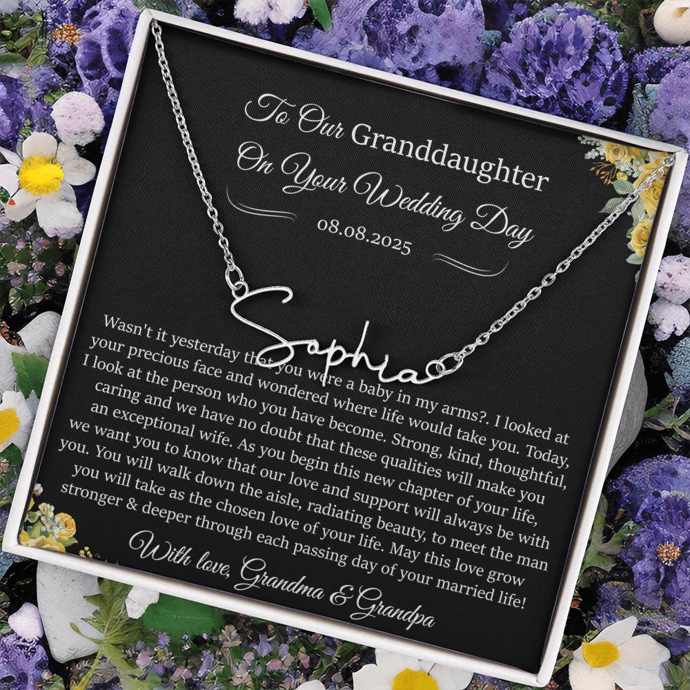 To My granđaguhtẻ on your wedding day