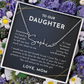 To Our daughter