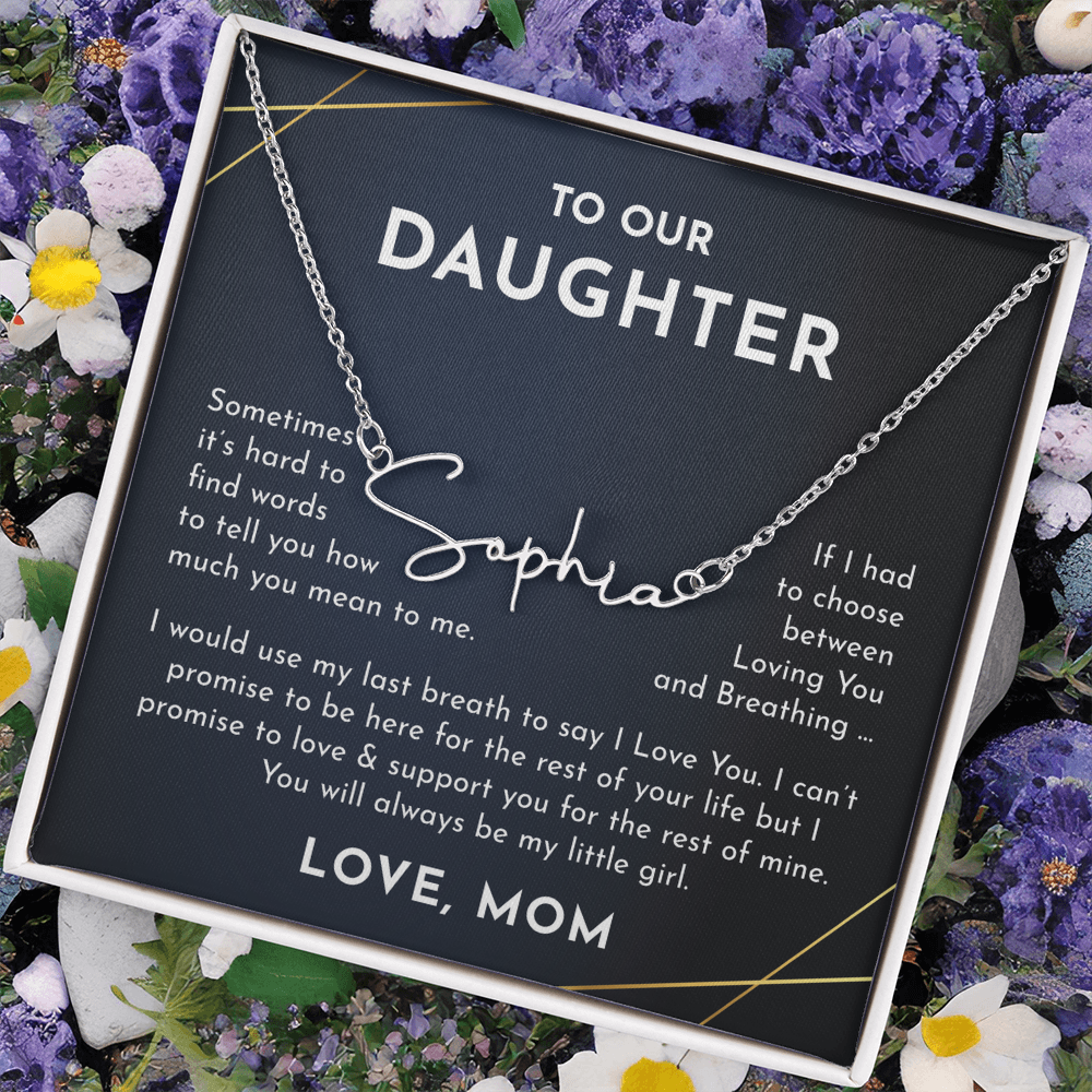 To Our daughter