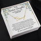 Father to Daughter Necklace Gift: Birthday Present with Gift Box and Message Card