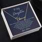 To My Daughter Necklace - A Heartfelt Jewelry Gift from Mom: Show Your Love with This Beautiful and Meaningful Keepsake