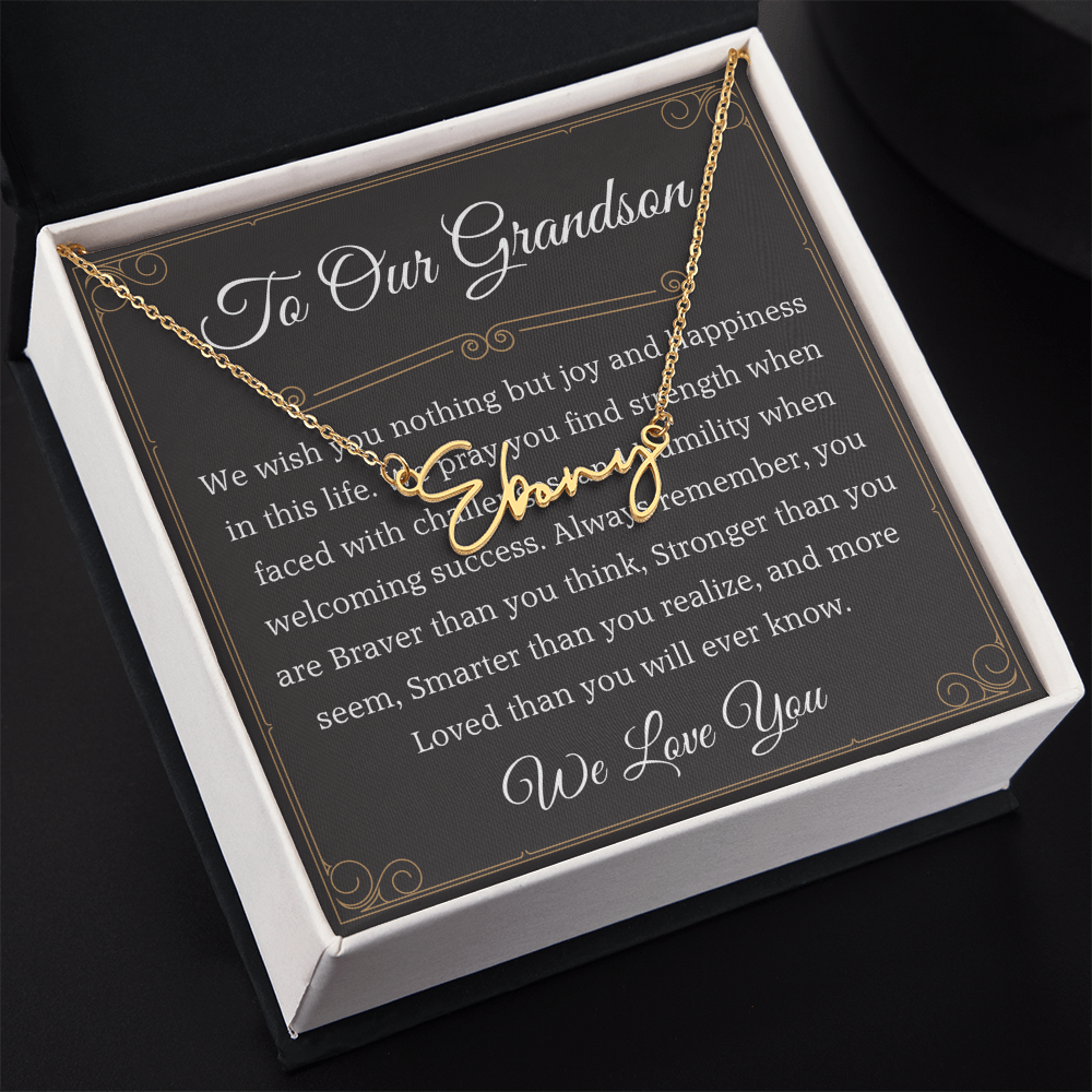 to our granddaughter