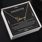 Birthday Gifts For Daughter Necklace, Father Daughter Gifts, Gifts For Daughter From Dad, Daughter Jewelry From Dad