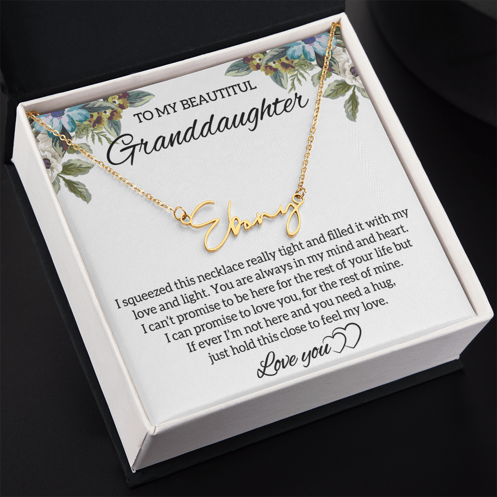 SO-7707158- Granddaughter signature name