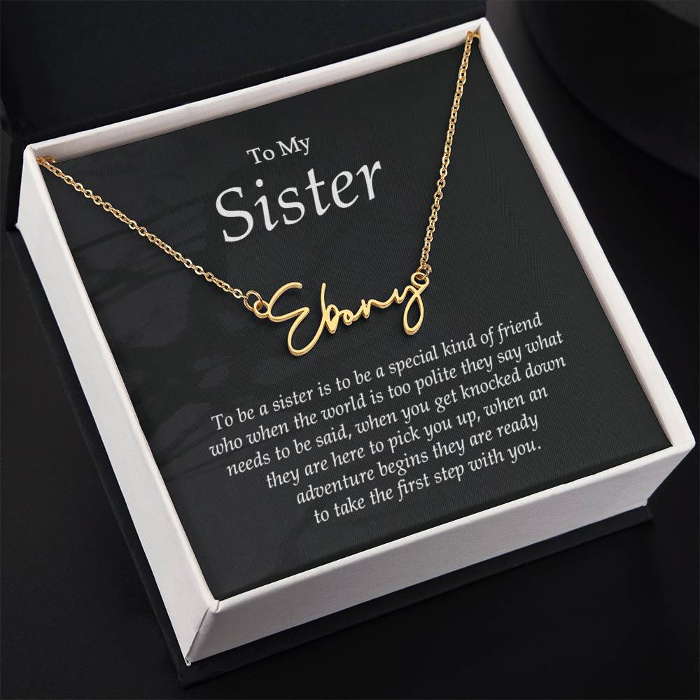 Heart Necklace for Sister - Perfect Christmas or Birthday Gift - Unique Sister Necklace
