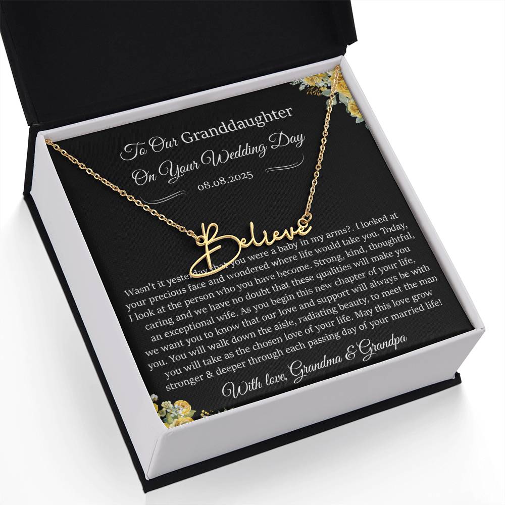 To My granđaguhtẻ on your wedding day