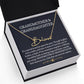 Grandmother And Granddaughter Signature Style Name Necklace, Birthday Gift, Christmas Gift