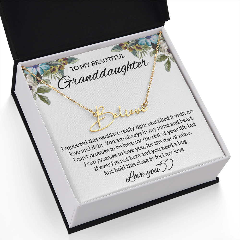 SO-7707158- Granddaughter signature name